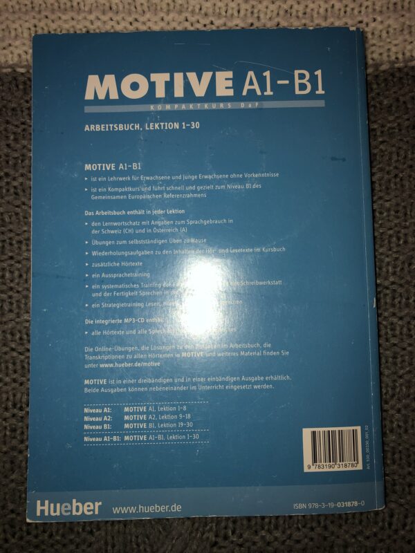 Motive A1-B1 Kompaktkurs DaF. Deutsch als Fremdsprache / Arbeitsbuch, Lektion 1-30 - immagine 2