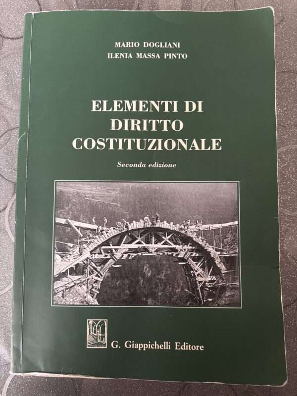 Elementi di diritto costituzionale dogliani, massa pinto