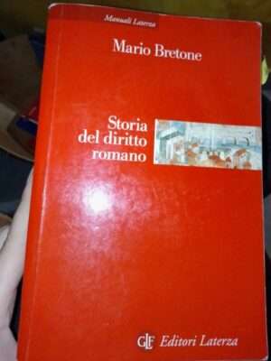 Libro storia del diritto romano - Mario bretone