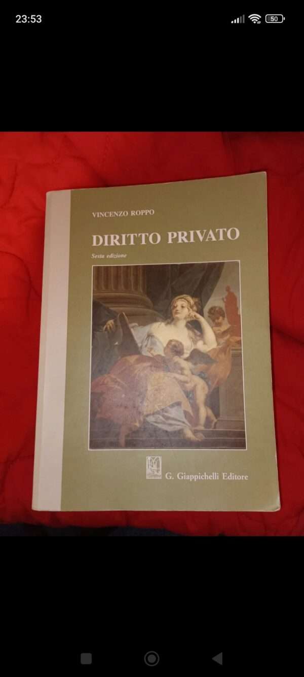 Diritto privato - Vincenzo roppo - sesta edizione - immagine 2