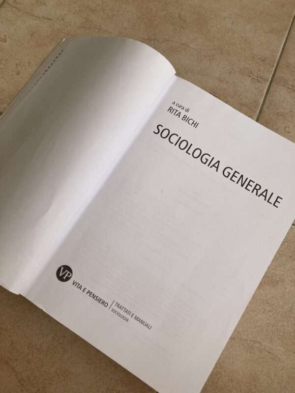 Libro Sociologia grnerale - immagine 4