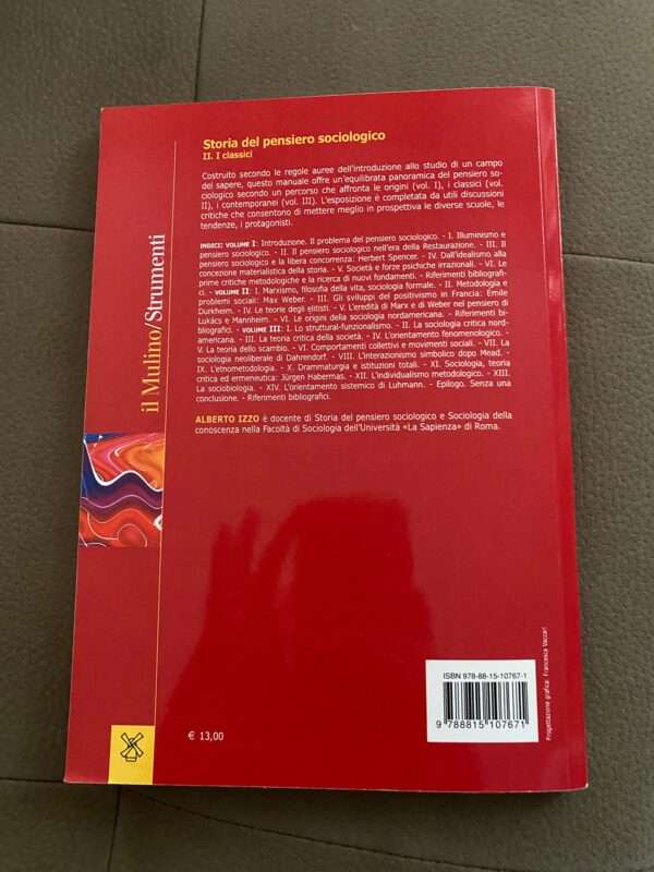 STORIA DEL PENSIERO SOCIOLOGICO II - immagine 2