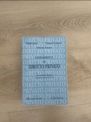 Lineamenti di diritto privato