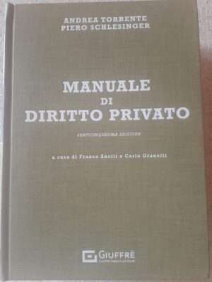 MANUALE DI DIRITTO PRIVATO