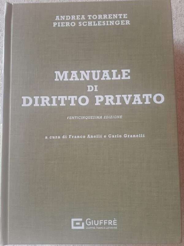 MANUALE DI DIRITTO PRIVATO