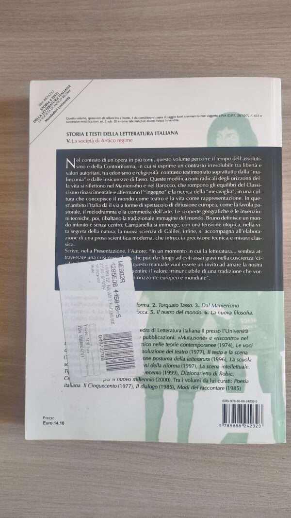 Storia e testi della letteratura italiana - la società di antico regime - immagine 2