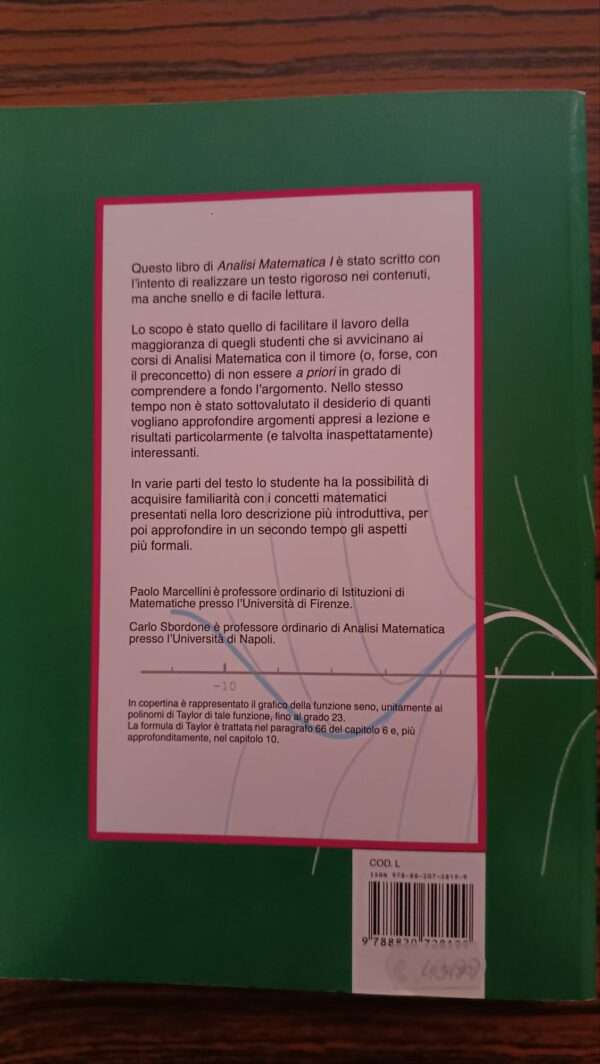 Analisi matematica vol. i - immagine 2