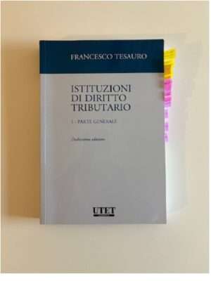 ISTITUZIONI DI DIRITTO TRIBUTARIO