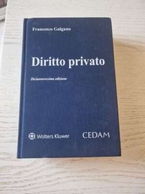 Diritto privato di Francesco Galgano