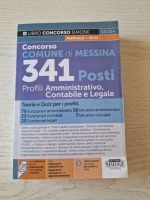 Concorso Comune di Messina. 341 posti profili amministrativo, contabile e legale